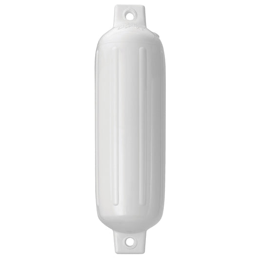 Polyform G-1 Twin Eye Fender 3.5" x 12.8" - White [G-1-WHITE] - First Stop Marine