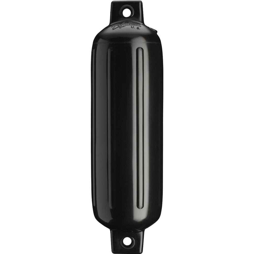 Polyform G-2 Twin Eye Fender 4.5" x 15.5" - Black [G-2-BLACK] - First Stop Marine