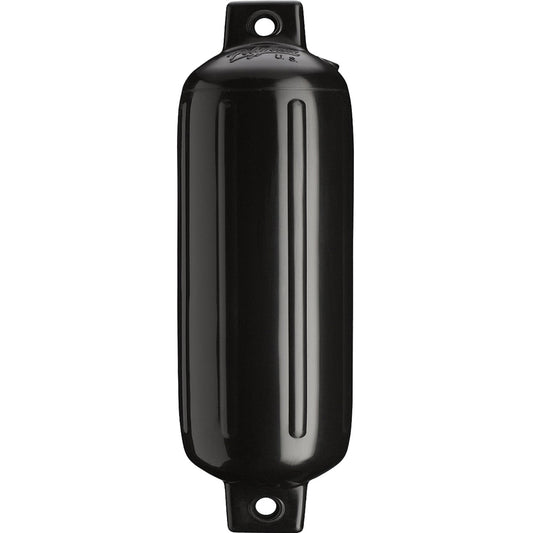 Polyform G-4 Twin Eye Fender 6.5" x 22" - Black [G-4-BLACKWO] - First Stop Marine