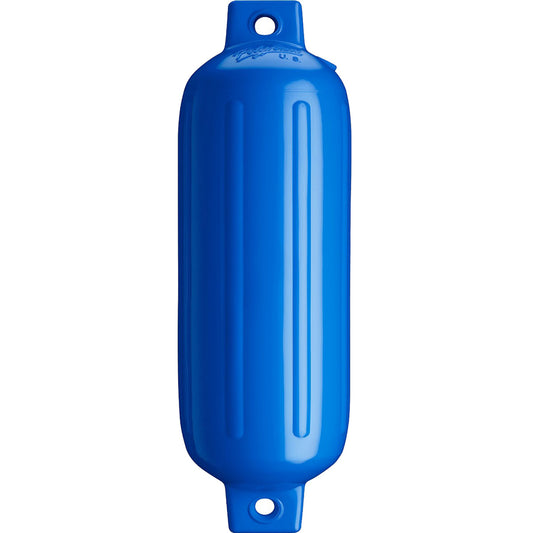 Polyform G-4 Twin Eye Fender 6.5" x 22" - Blue [G-4-BLUEWO] - First Stop Marine