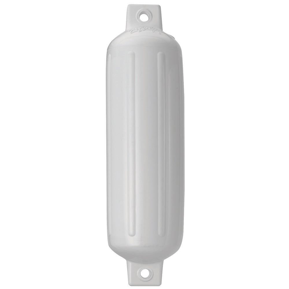 Polyform G-4 Twin Eye Fender 6.5" x 22" White [G-4-WHITEWO] - First Stop Marine