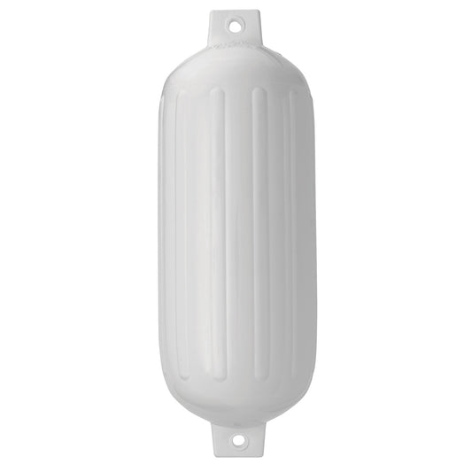 Polyform G-5 Twin Eye Fender 8.8" x 26.8" - White [G-5-WHITEWO] - First Stop Marine