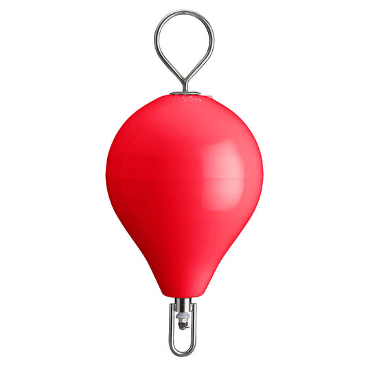 Polyform 13.5" CM Mooring Buoy w/SS Iron - Red [CM-2SS-RED] - First Stop Marine