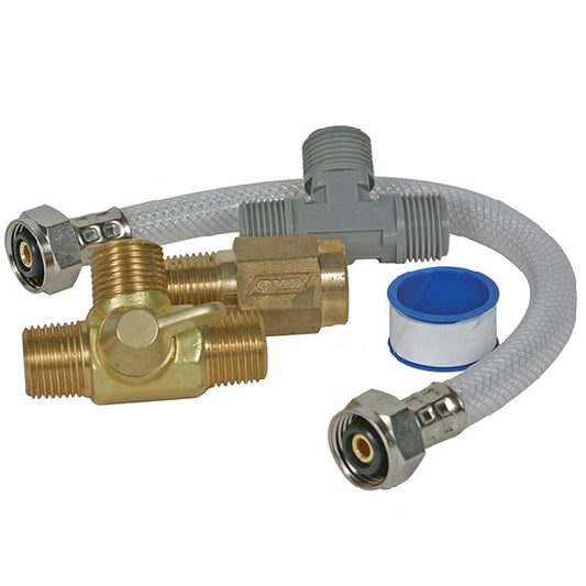 Camco Quick Turn Permanent Waterheater Bypass Kit [35983] - First Stop Marine