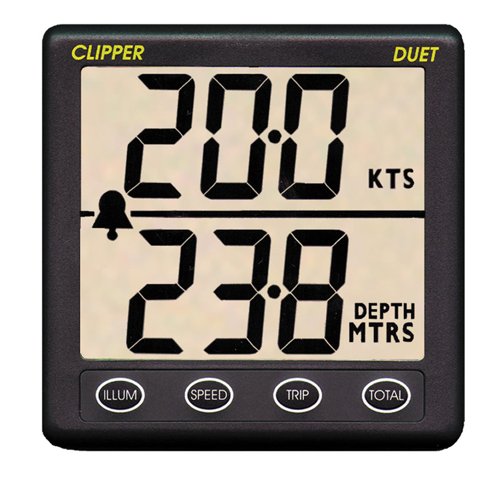 Clipper Duet Instrument Depth Speed Log w/Transducer [CL-DS] - First Stop Marine