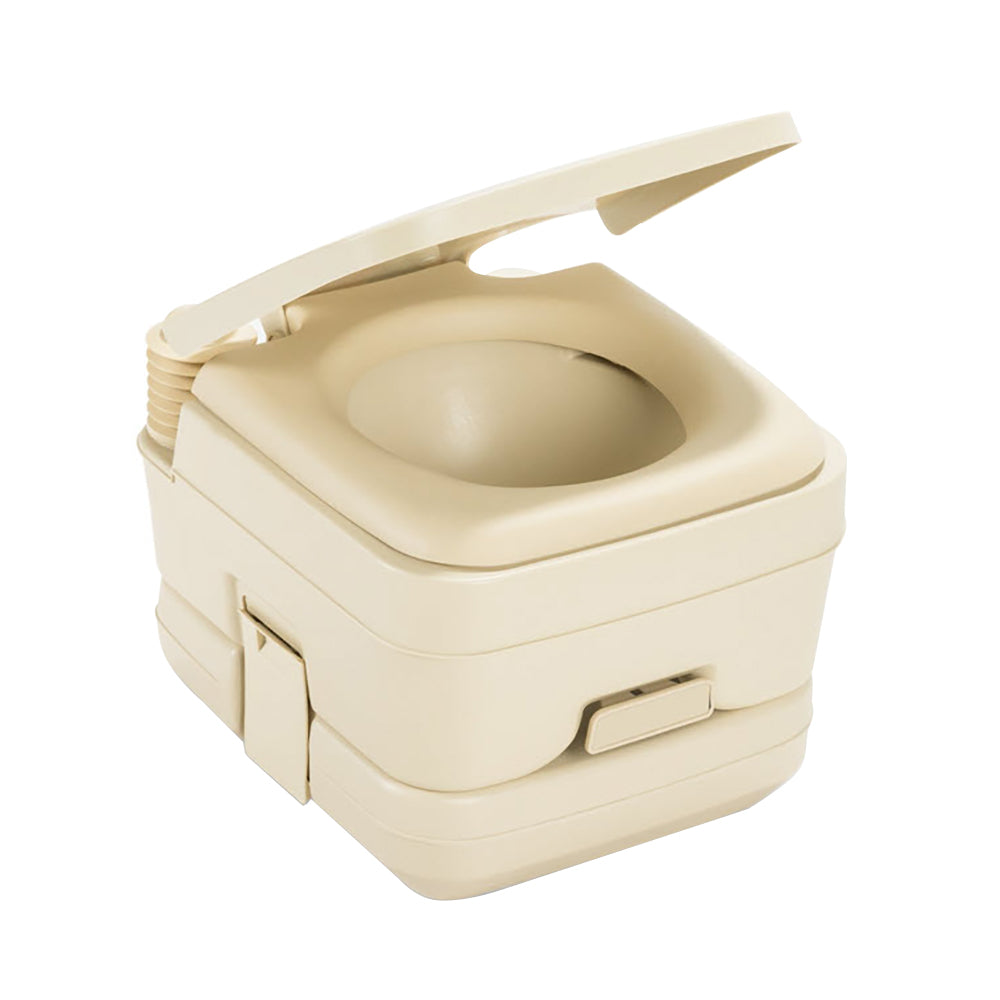 Dometic 964 Portable Toilet w/Mounting Brackets - 2.5 Gallon - Parchment [311096402] - First Stop Marine