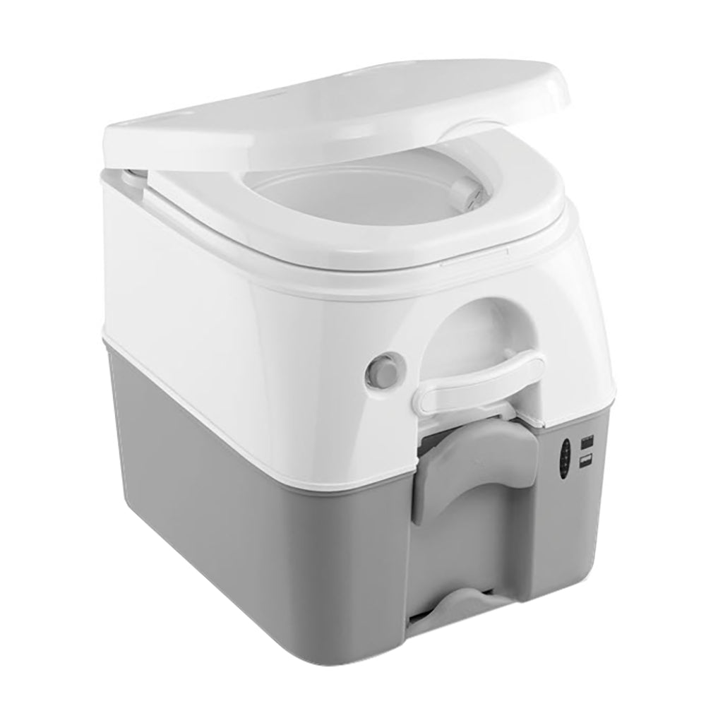 Dometic 975 MSD Portable Toilet w/Mounting Brackets - 5 Gallon - Grey [301197506] - First Stop Marine