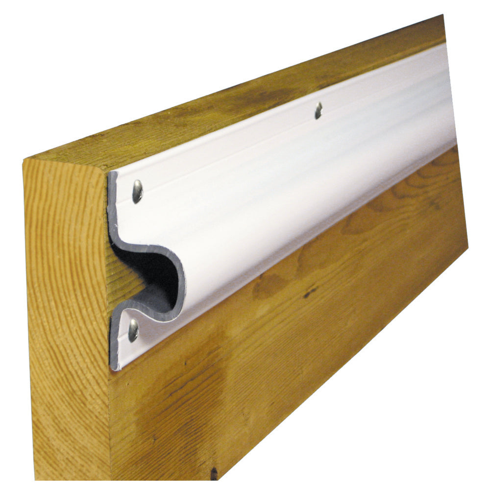 Dock Edge "C" Guard Economy PVC Profiles 10ft Roll - White [1132-F] - First Stop Marine