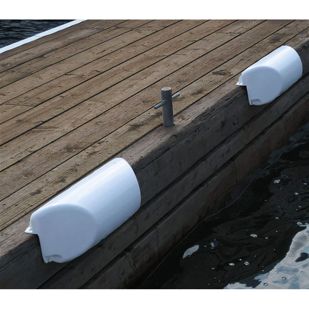 Dock Edge Dolphin Dockside Bumper 7" x 16" Straight - White [1060-W-F] - First Stop Marine