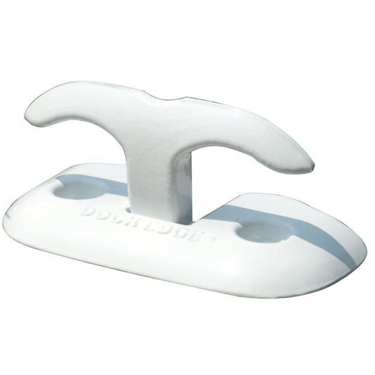 Dock Edge Flip Up Dock Cleat 6" White [2606W-F] - First Stop Marine