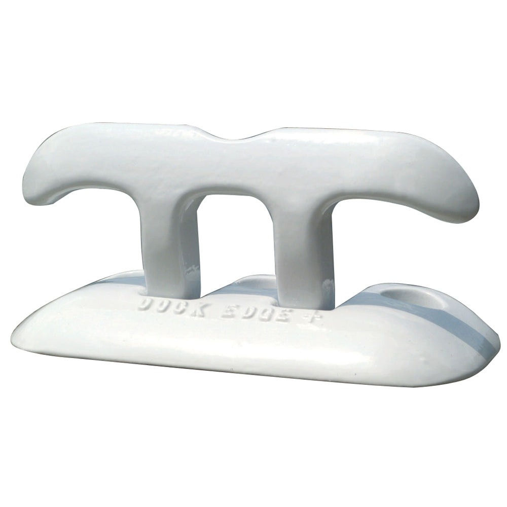 Dock Edge Flip Up Dock Cleat 8" - White [2608W-F] - First Stop Marine