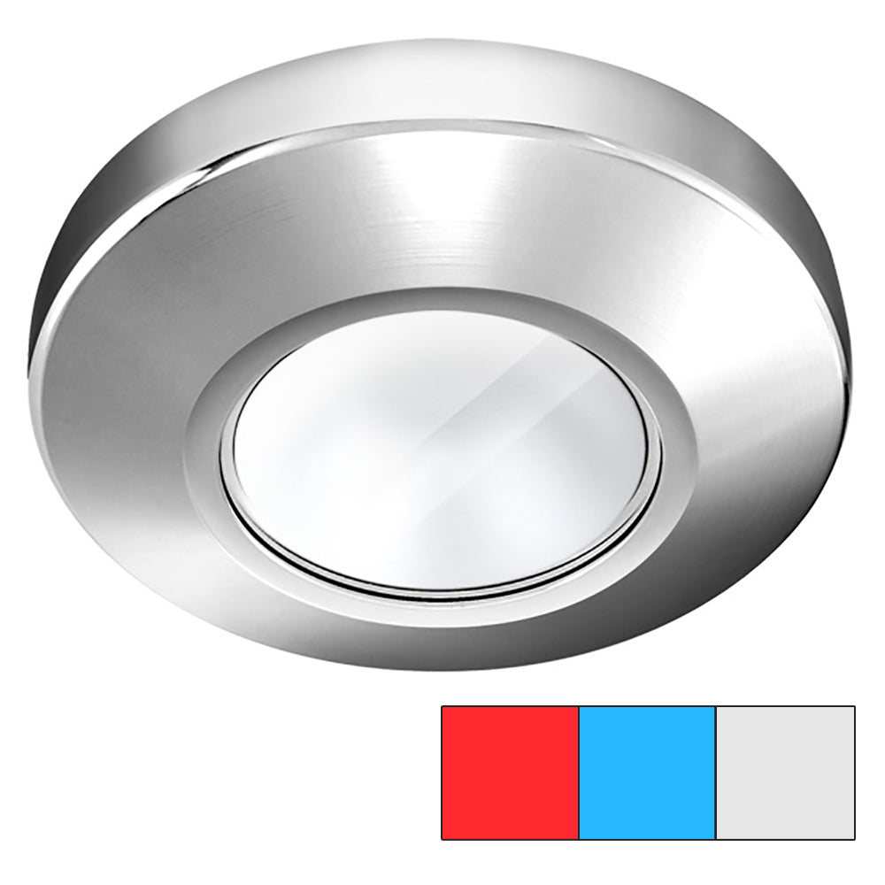 i2Systems Profile P1120 Tri-Light Surface Light - Red, Cool White  Blue - Chrome Finish [P1120Z-11HAE] - First Stop Marine