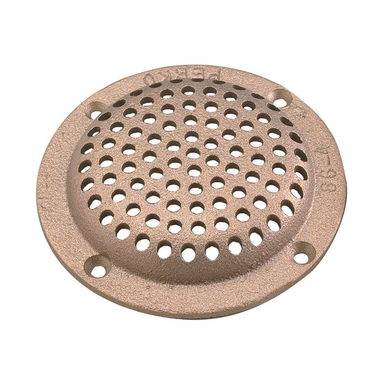 Perko 3-1/2" Round Bronze Strainer MADE IN THE USA [0086DP3PLB] - First Stop Marine