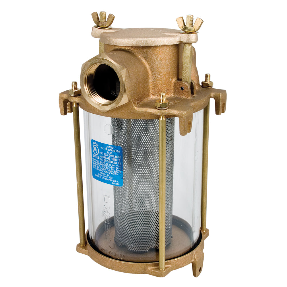 Perko 1-1/4" IPS Intake Strainer Bronze Made in the USA [0493007PLB] - First Stop Marine