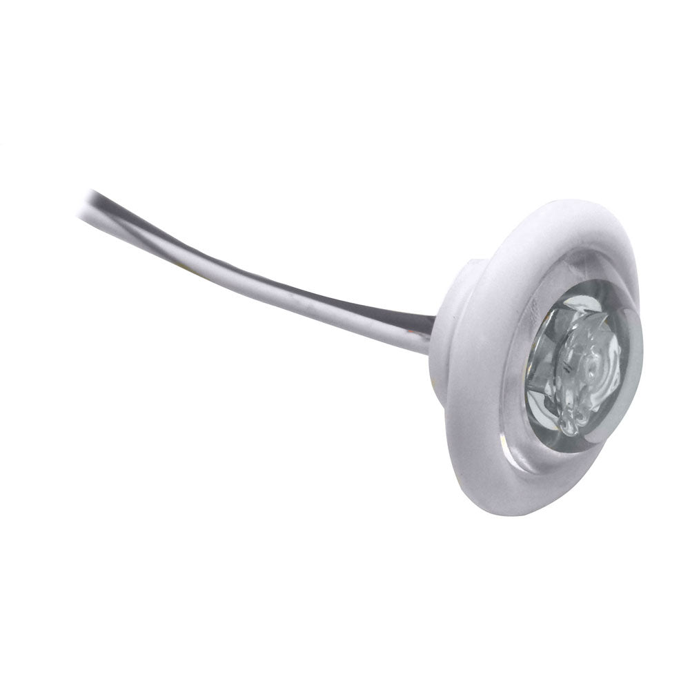 Innovative Lighting LED Bulkhead/Livewell Light "The Shortie" White LED w/ White Grommet [011-5540-7] - First Stop Marine