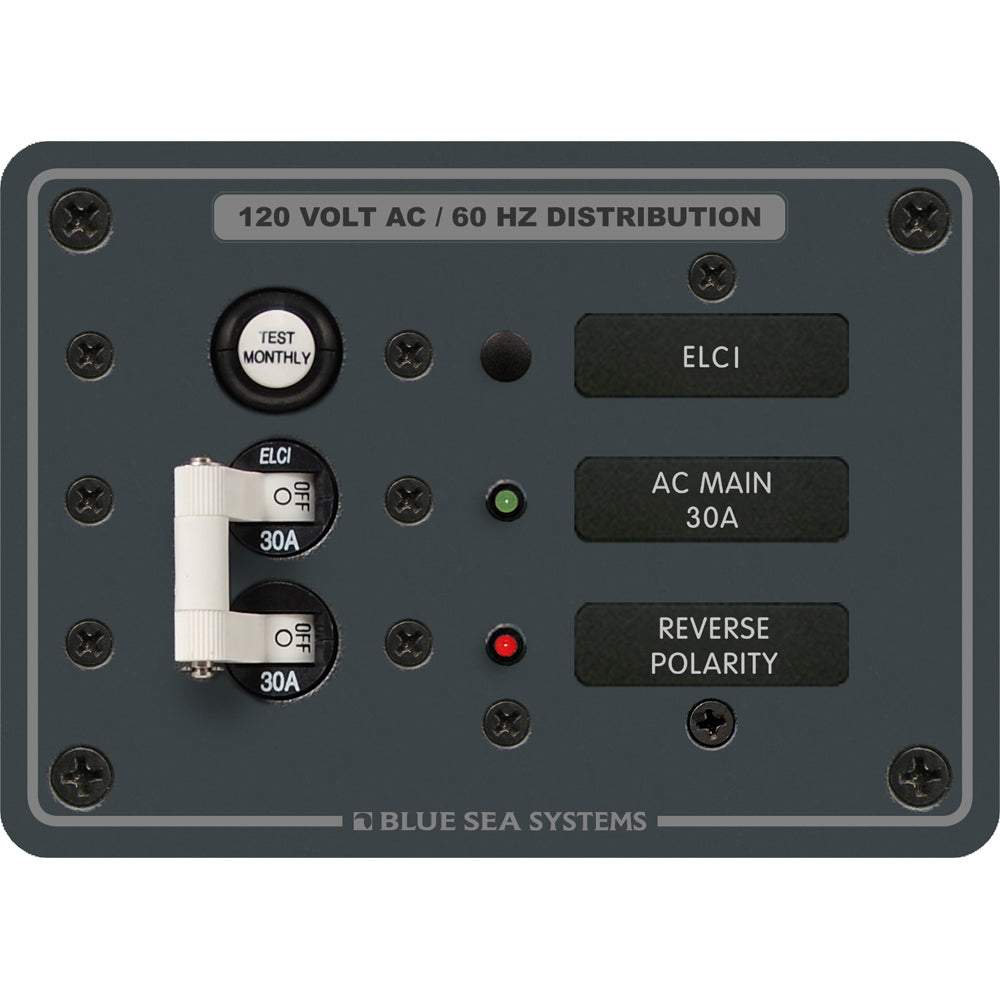 Blue Sea 8100 ELCI GFCI Panel [8100] - First Stop Marine