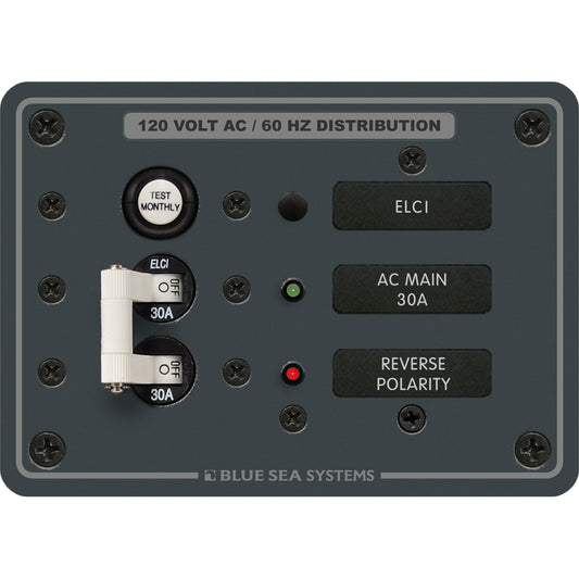 Blue Sea 8100 ELCI GFCI Panel [8100] - First Stop Marine