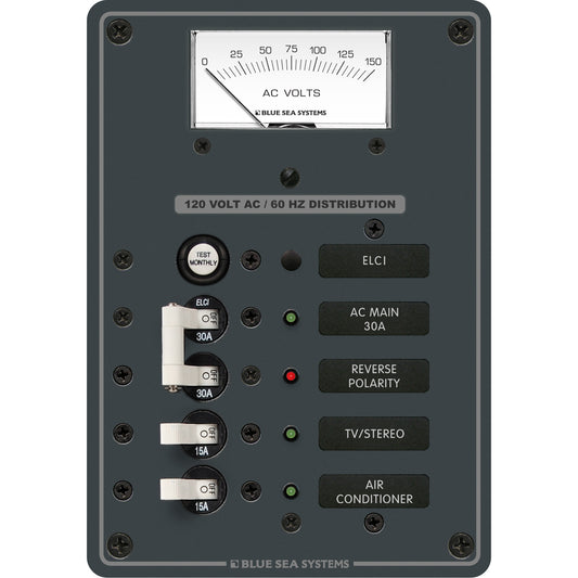 Blue Sea 8102 ELCI GFCI Panel AC 2 Position [8102] - First Stop Marine