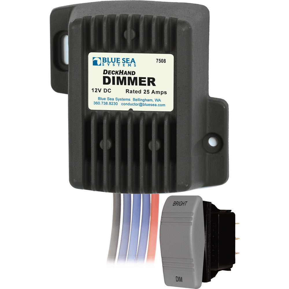 Blue Sea 7508 DeckHand Dimmer - 25 Amp/12V [7508] - First Stop Marine