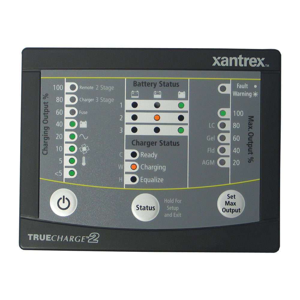 Xantrex TRUECHARGE2 Remote Panel f/20 & 40 & 60 AMP (Only for 2nd generation of TC2 chargers) [808-8040-01] - First Stop Marine