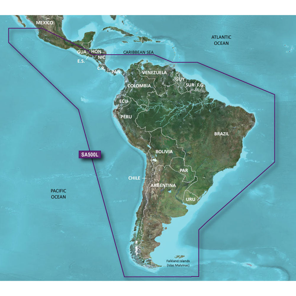 Garmin BlueChart g3 HD - HXSA600X - South America - microSD/SD [010-C1067-20] - First Stop Marine