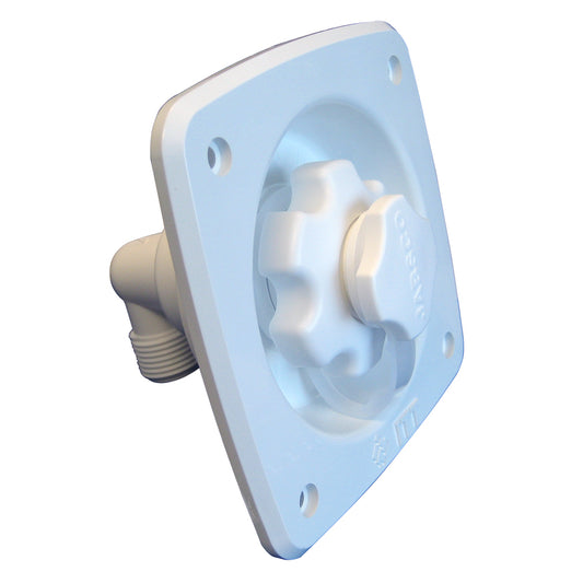Jabsco Flush Mount Water Pressure Regulator 45psi - White [44411-1045] - First Stop Marine