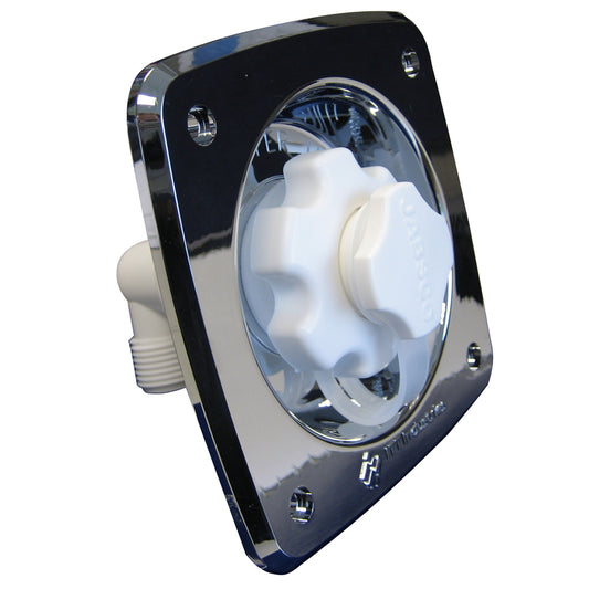 Jabsco Flush Mount Water Pressure Regulator 45psi - Chrome [44411-2045] - First Stop Marine