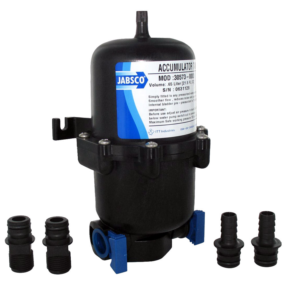 Jabsco .65L Mini Accumulator Tank w/Internal Bladder [30573-0003] - First Stop Marine