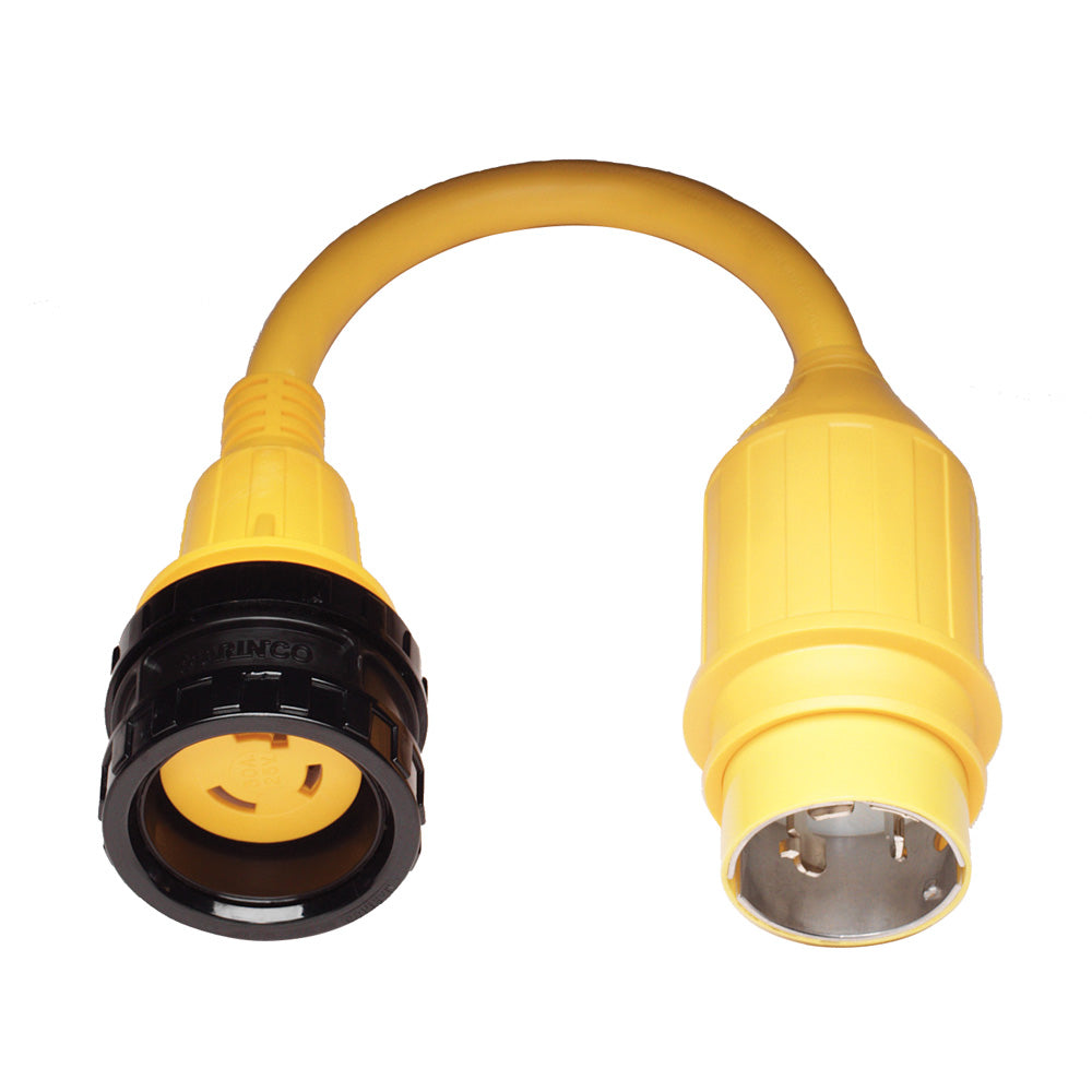 Marinco Pigtail Adapter, 30A Locking to 50A Locking [121A] - First Stop Marine