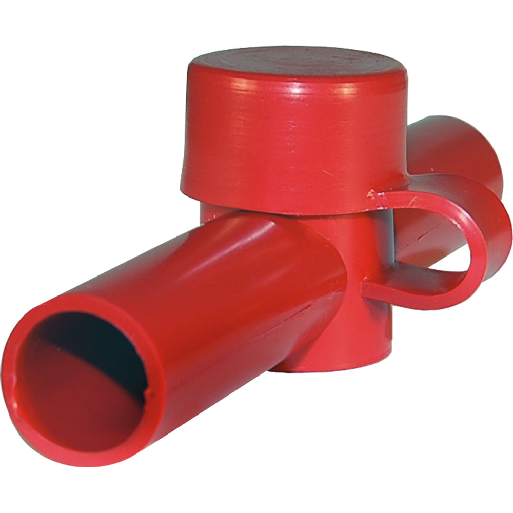 Blue Sea 4003 Cable Cap Dual Entry - Red [4003] - First Stop Marine