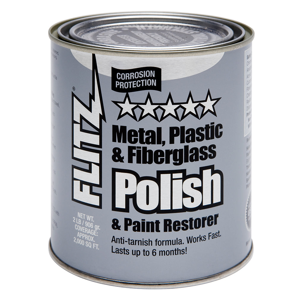 Flitz Polish - Paste - 2.0 lb. Quart Can [CA 03518-6] - First Stop Marine