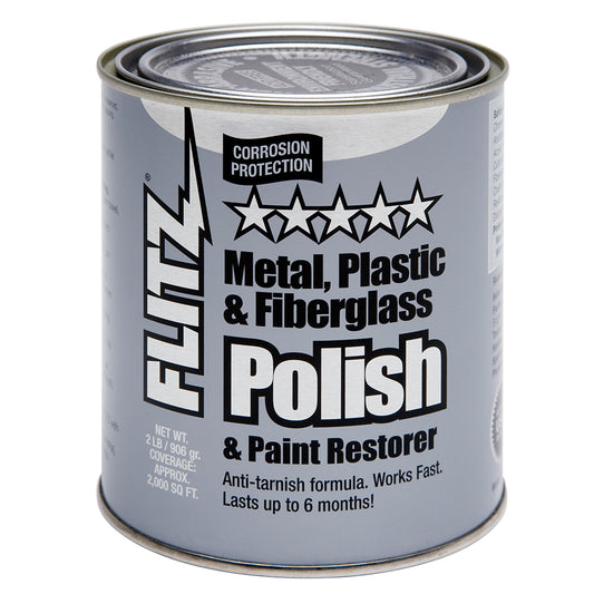 Flitz Polish - Paste - 2.0 lb. Quart Can [CA 03518-6] - First Stop Marine