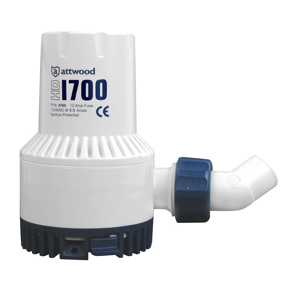 Attwood Heavy-Duty Bilge Pump 1700 Series - 12V - 1700 GPH [4730-4] - First Stop Marine