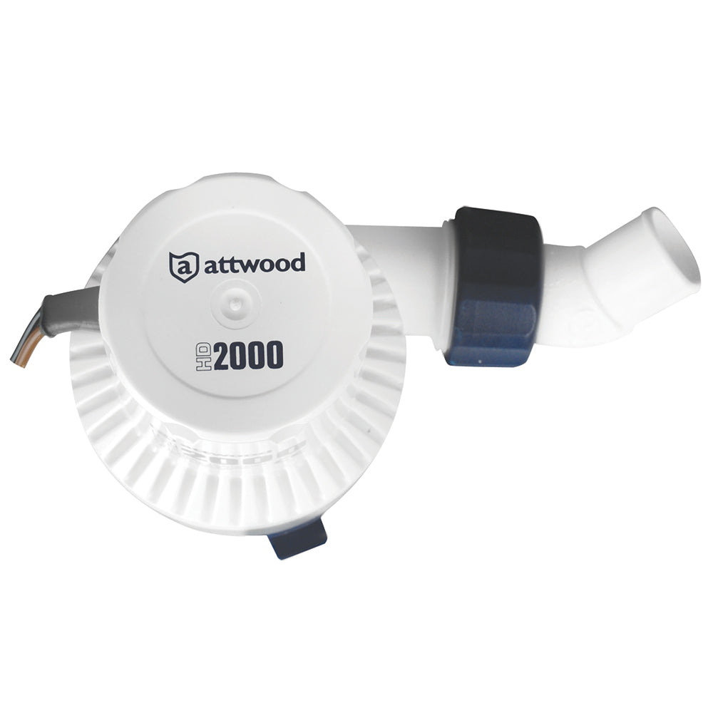 Attwood Heavy-Duty Bilge Pump 2000 Series - 12V - 2000 GPH [4760-4] - First Stop Marine