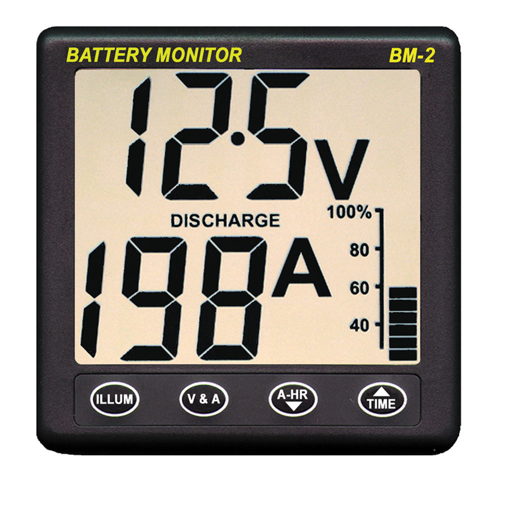 Clipper BM-2 Battery Monitor w/Shunt - 200Amp [BM-2] - First Stop Marine