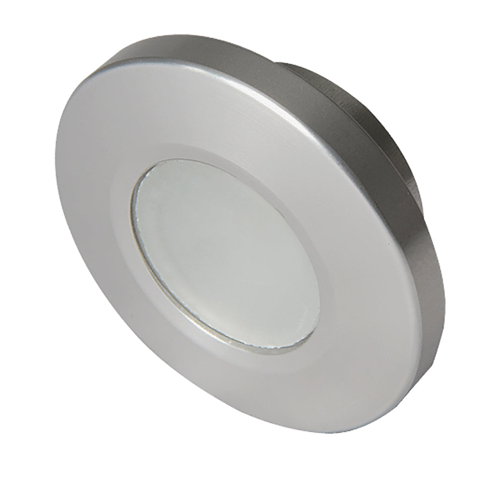 Lumitec Orbit - Flush Mount Down Light - Brushed Finish - 4-Color White/Red/Blue/Purple Non-Dimming [112500] - First Stop Marine