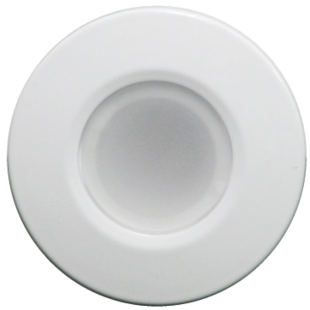 Lumitec Orbit - Flush Mount Down Light - White Finish - 4-Color Blue/Red/Purple/White Non Dimming [112520] - First Stop Marine