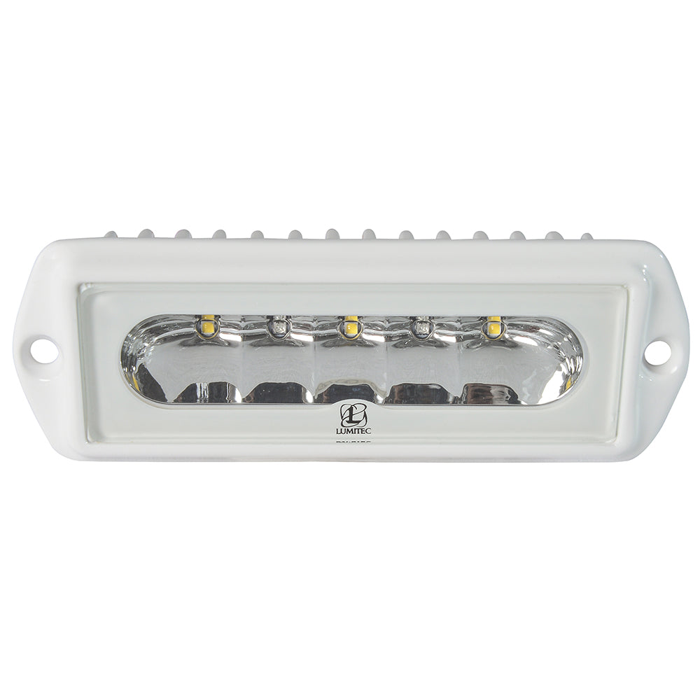 Lumitec Capri2 - Flush Mount LED Flood Light - 2-Color White/Red Dimming [101100] - First Stop Marine