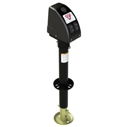 Bulldog 3,500lbs A-Frame RV Jack w/Powered Drive - 12V - Black Cover [500187] - First Stop Marine