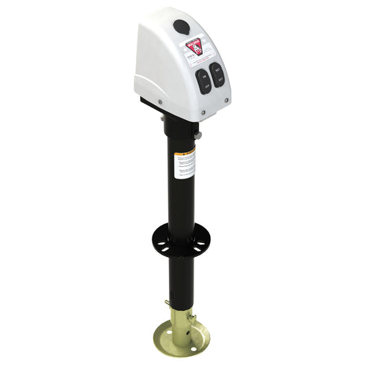 Bulldog 3,500lbs A-Frame RV Jack w/Powered Drive - 12V - White Cover [500188] - First Stop Marine