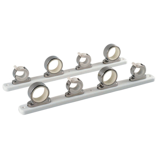 TACO 4-Rod Hanger w/Poly Rack - Polished Stainless Steel [F16-2752-1] - First Stop Marine