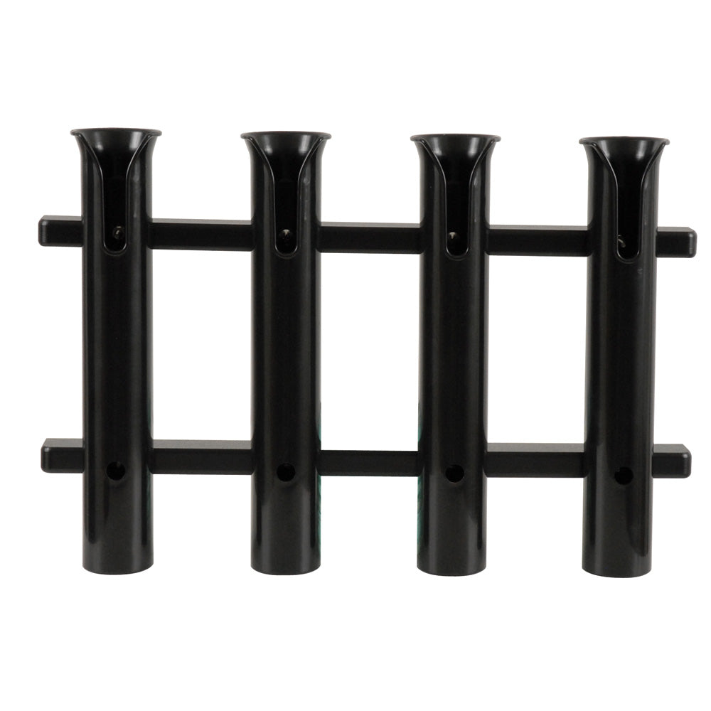 TACO 4-Rod Poly Rod Rack - Black [P03-064B] - First Stop Marine