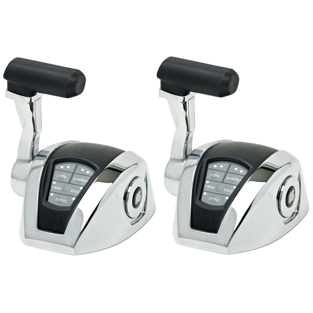 UFlex Power A Electronic Control Package - Single Engine/Dual Station - Electronic Throttle/Mechanical Shift [EM12] - First Stop Marine