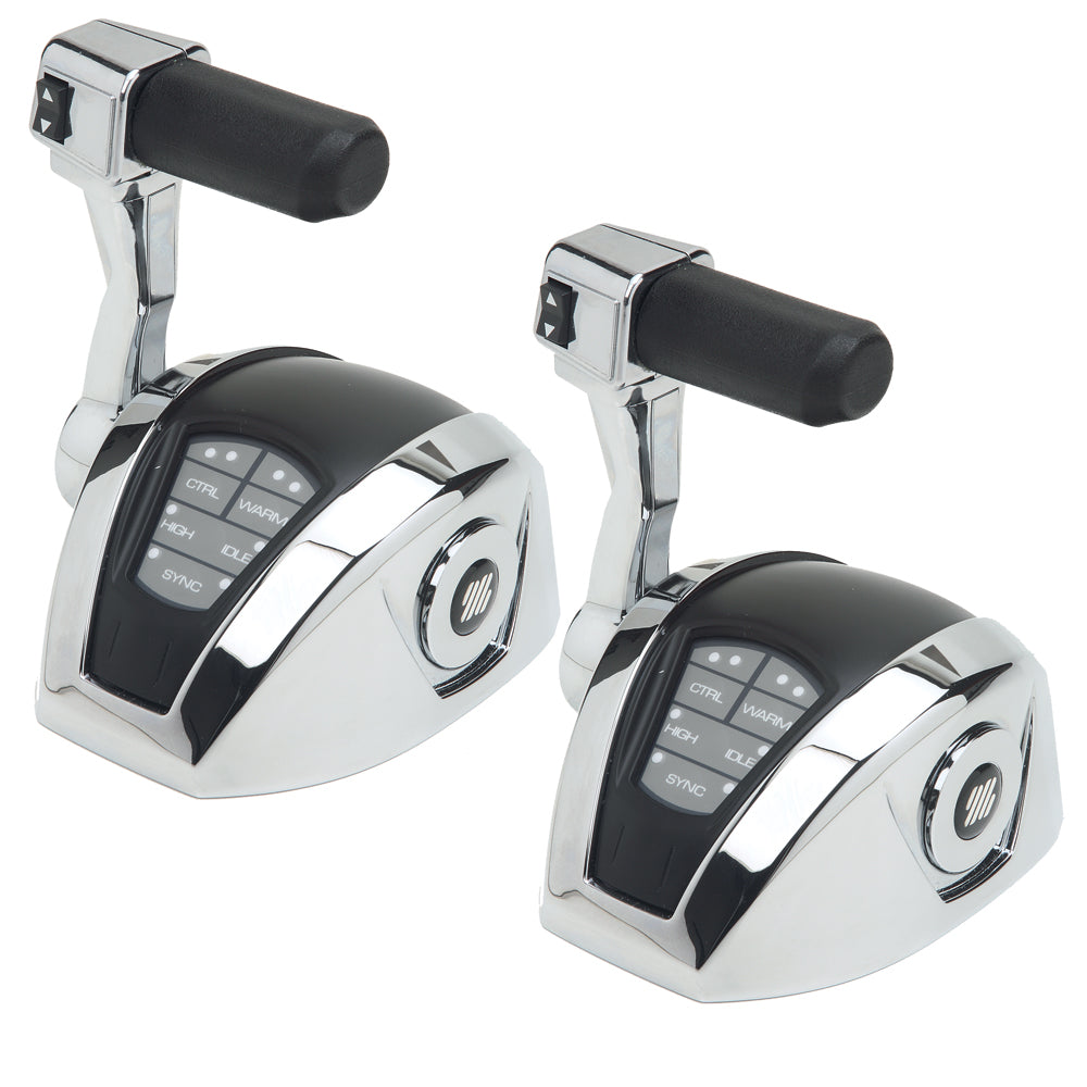 UFlex Power A Electronic Control Package w/ Trim - Single Engine/Dual Station - Mechanical Throttle/Mechanical S [MM12T] - First Stop Marine