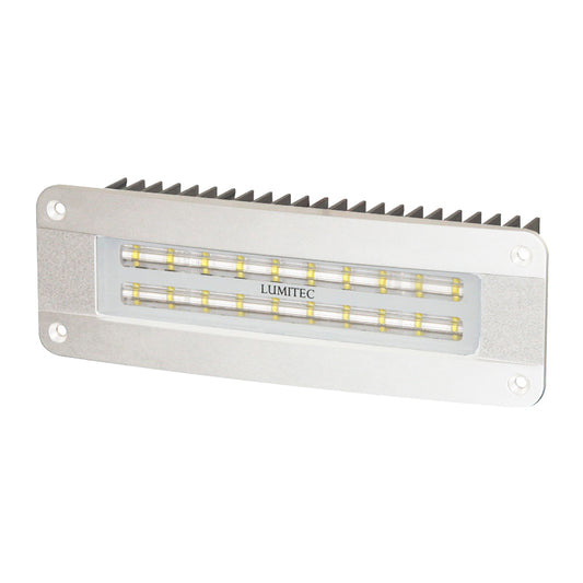 Lumitec Maxillume2 - High Power/Flush Mount Flood Light - White Finish - White Dimming [101135] - First Stop Marine