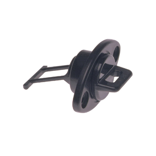 Beckson 1" Drain Plug Screw Type w/Gasket - Black [DP10-B] - First Stop Marine
