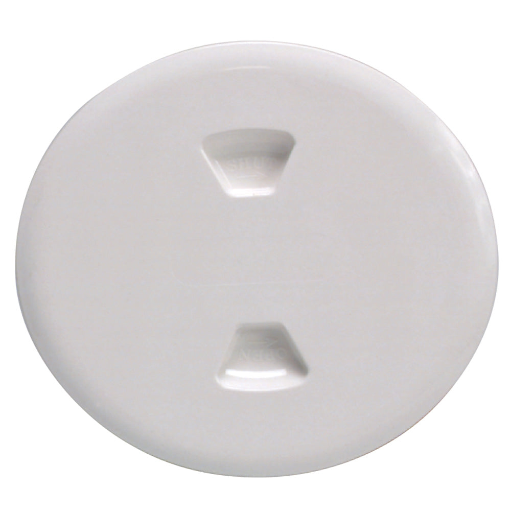 Beckson 5" Twist-Out Deck Plate - White [DP50-W] - First Stop Marine