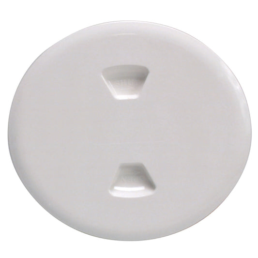 Beckson 5" Twist-Out Deck Plate - White [DP50-W] - First Stop Marine