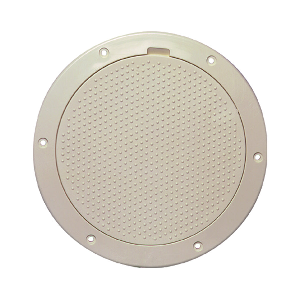 Beckson 6" Non-Skid Pry-Out Deck Plate - Beige [DP63-N] - First Stop Marine