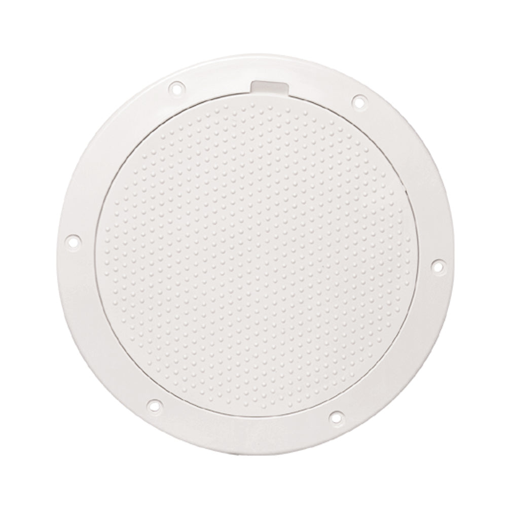 Beckson 6" Non-Skid Pry-Out Deck Plate - White [DP63-W] - First Stop Marine